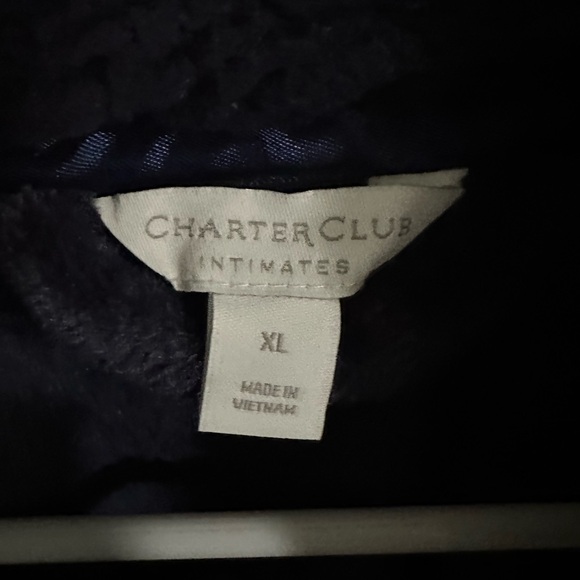 Charter Club Midnight Blue Intimate Robe - Picture 2 of 3